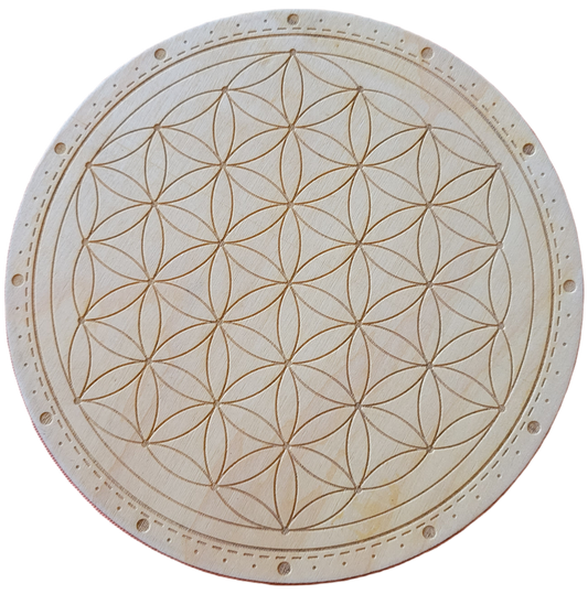 Flower of Life Crystal Grid 6 Inch