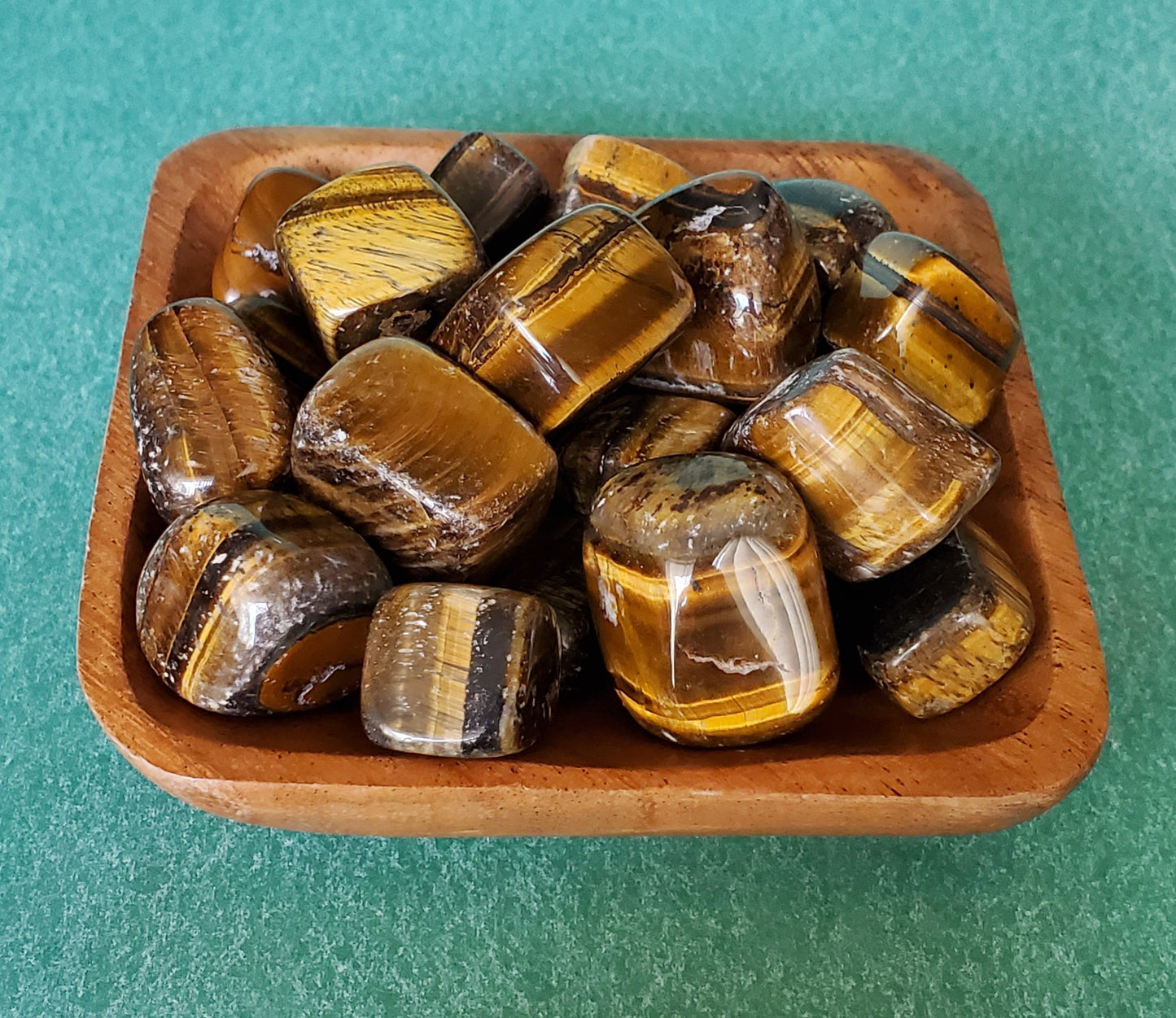 Tigers Eye Tumbled